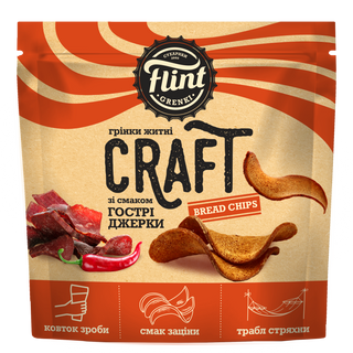 Flint Craft Carne Uscată Picantă Amăruie, 90g