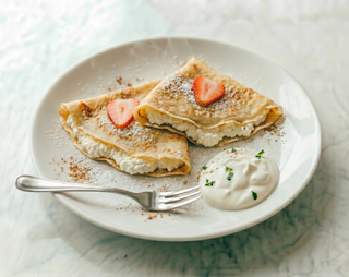 Naleśniki z białym serem