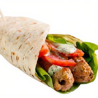 Piadina seek kebab wrap