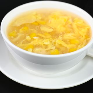 125 Zuppa di mais con pollo