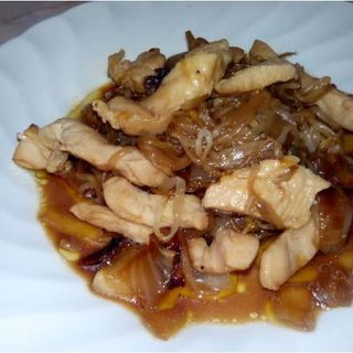 Pollo Con Brotes De Soja