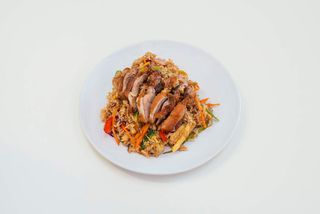 ARROZ CON PATO LAQUEADO