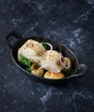 Lombo de Bacalhau Grelhado à Lagareiro