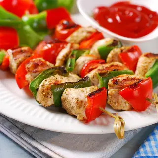 brochettes de poulet