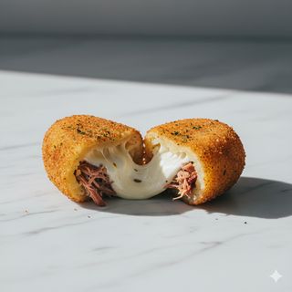 Crocché artigianale con pulled