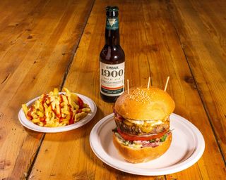 American Burger Menú