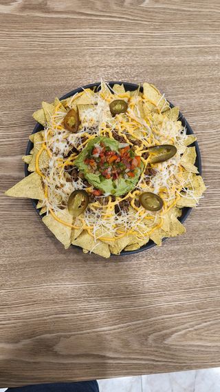 Guacamole y nachos