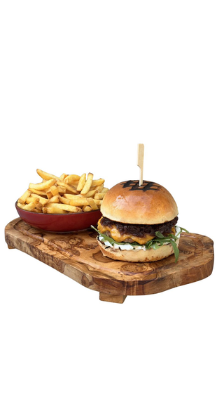 Janjeći burger & pomfrit