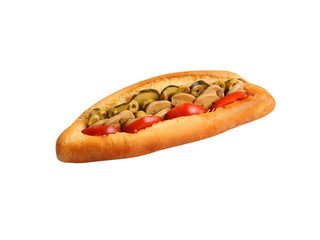 Vegetarian baguette