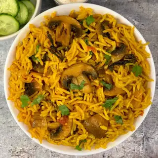 Mushroom Fried Rice