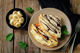Crêpe Nutella Fruits Sec Banane