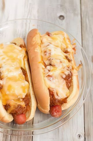 Hot dog con queso