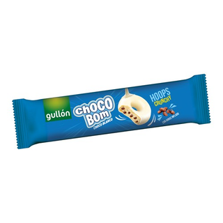 Galleta Chocobom Hoops choco blanco GULLÓN, paquete 128 g