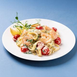 Tagliatelle z Krewetkami