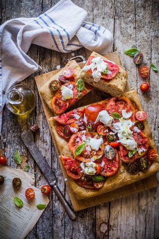 Focaccia primavera