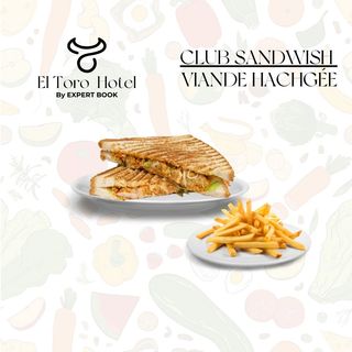 Club Sandwich Viande-Hachée & Frites