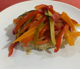 Bacalao a la abuela (ración)