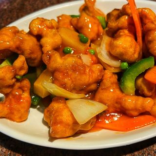 Pollo agridulce