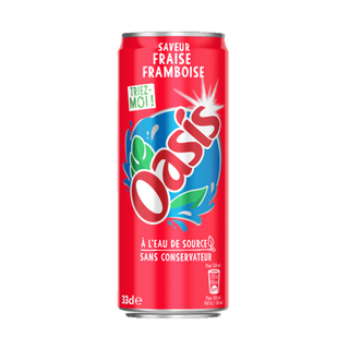Oasis Fraise Framboise 25 Cl Canette