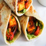 Paneer Kathi Roll with Salad &  Coca-Cola Original 350ml PET