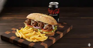 BBQ SEEKH KEBAB + FRIES+ BIBITA