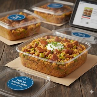 Paella valenciana (2 raciones)