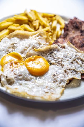 Huevos Con Bacón Y Patatas