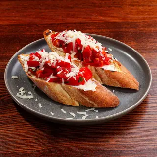 Bruschette cu rosii cherry 