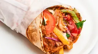 Kebab na cienkim cieście XXL
