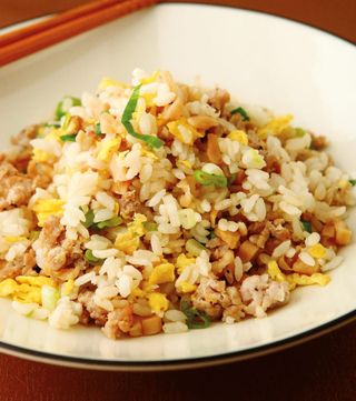 Riso con salsiccia 肉沫饭