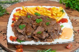 Shaorma vită standard farfurie