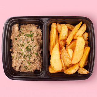 Ланч з бефстрогановим