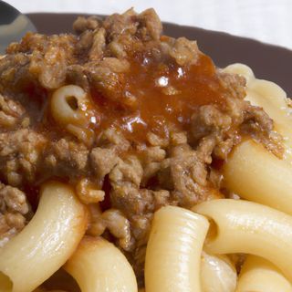 Macarrones Boloñesa