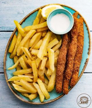 Finger licking Fish fingers 