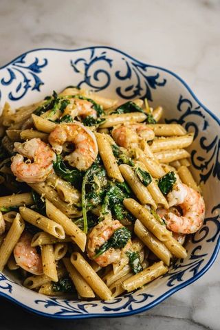 Pate crevettes au pesto