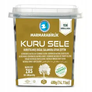 Oliwki Czarne Suszone z Pestkami Marmarabirlik 400 G