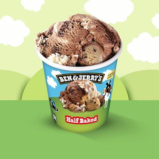 Ben & Jerry's Helado Tarrina Half Baked Chocolate y Vainilla 465ml