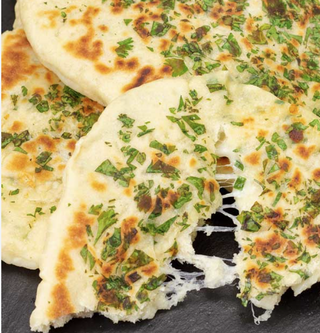 Pan naan de queso