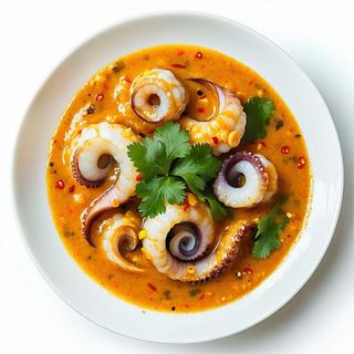 Kalmary w sosie curry