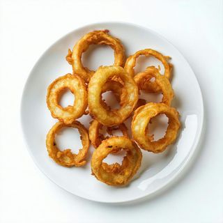 Anelli di cipolla pastellati