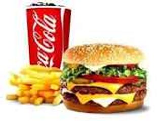 dubble patty hamburger menu