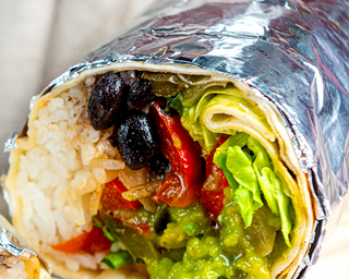 Burrito vegan XXL verduras y guacamole