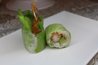 Vegetales Con Gambas Tempura (8 pza)