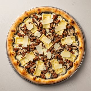 Tartufata con salsiccia e funghi