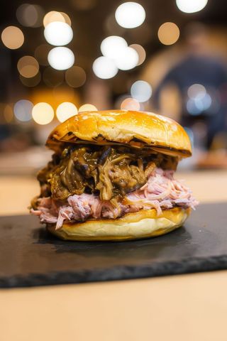 Hamburguesa De Pulled Pork
