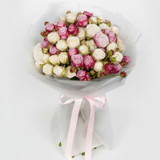 Букет"Мікс піоновідних троянд"
