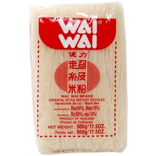 K28139Vermicelli de orez 0.5 mm, 200 g Wai Wai