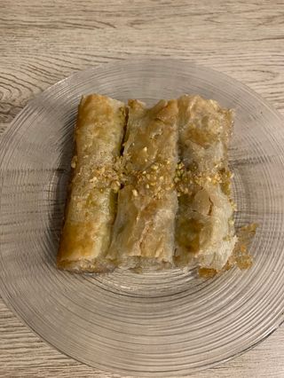 Baklava con pistachio e noci