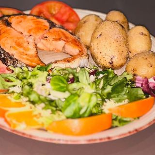 Filete de salmón a la plancha