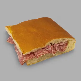 Focaccia al salame